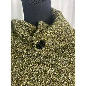On Fire cowl neck‎ size medium Woman's short sleeve yellow black Sweater thumbnail 2