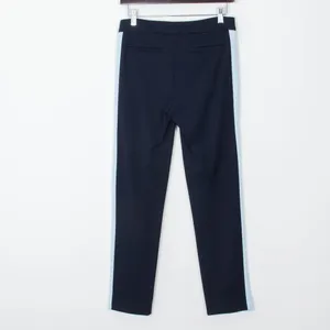 Ecru Sullivan Ponte Tuxedo Stripe Ankle Trouser Pants Navy Blue‎ Womens Size XS thumbnail 5