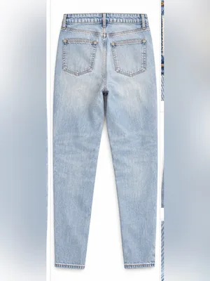 Abercrombie & Fitch Curve Love The Mom High Rise Distressed Jeans Size 29 / 8R thumbnail 2