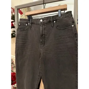 Women's Madewell Jeans, 32, Dark Gray The Perfect Vintage Straight Jean in Cosne thumbnail 3