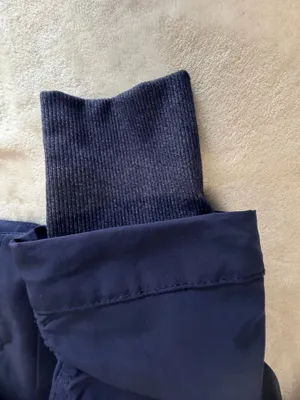 Nike Dri-FIT Navy Blue Athletic Track Jacket thumbnail 3