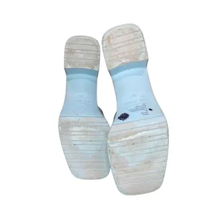 Steve Madden "Harlin" Jelly Block Heel Sandals Sky Blue Size 8 Open Toe Platform thumbnail 3