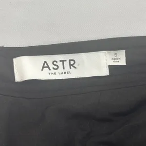 ASTR The Label Black Halter Mini Dress Square Neck A-Line Pleated Small thumbnail 9