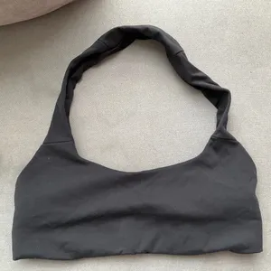 ALO Softsculpt Feel The Heat Halter Bra Black S thumbnail 2
