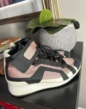 Pierre Hardy Hightop Platform Sneakers Pink Womens Size 35 thumbnail 6