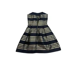 Lilly Pulitzer Womens Sami Ryan‎ Strapless Dress Glam Metallic Stripe Siz… thumbnail 2