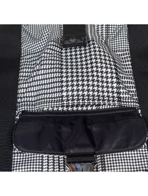 Lauren Ralph Lauren Houndstooth Plaid Tote Bag thumbnail 7