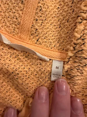 Soft Surrounding Cozumel Henley Cozy Hooded Button Pullover Sweater Orange M thumbnail 4