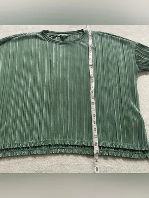 Marc New York Mint Green Textured Blouse size M thumbnail 6