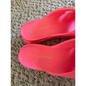 Sun & Shadow Sun & Stone Isllap Coral Women's Platforms‎ Slip on Slide Sandals Size 7 thumbnail 3