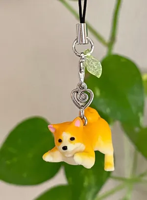 Handmade cute Japanese dog Shiba Inu phone charm/bag accessory/car display/strap🐶🌟 thumbnail 1