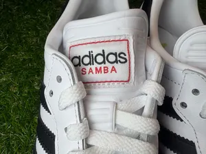Adidas Samabas men’s 7, women’s 8 white and black thumbnail 6
