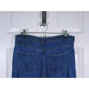 French Connection Wide Leg Side Slit Jeans Size 8 Blue Festival Rave Y2K 90s thumbnail 7