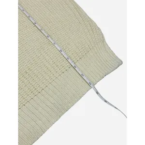 Skies Are Blue Small Oatmeal‎ Sweater Criss Cross Back Chunky Knit Cozy Casual thumbnail 8