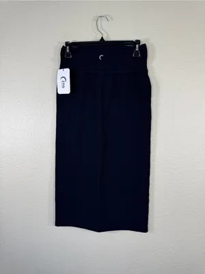 Zyia Active Black Stretch Reve Crossover Pencil Skirt Womens L Athletic Casual thumbnail 6