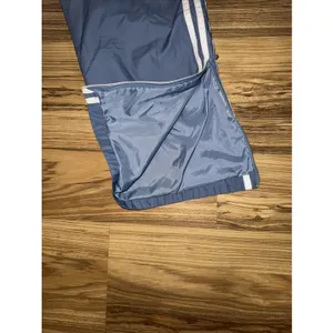 Vintage 2002 Adidas Baggy Track Pants Swish Mesh Lined Baby Blue 3 Stripe Size L thumbnail 5