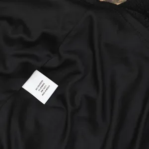 NWT 24Seven Comfort Apparel Womens Shiny Knit Ruched 3/4 Sleeve Dress Black 1X thumbnail 4