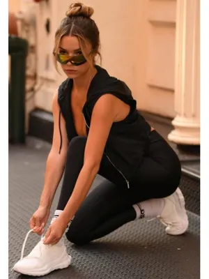 Alo High-Waist Airlift Leggings Black Hi-Rise Waisted Tights Full-Length Pants thumbnail 5