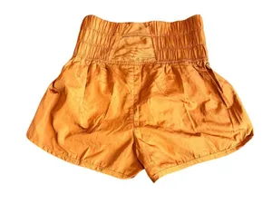 Free People Movement Rust Orange Smocked Dolphin Hem Shorts Boho X-Small Women's thumbnail 8