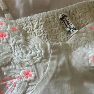 NWOT FREE PEOPLE INTIMATELY Bed of Roses Babydoll Slip In Ivory Combo thumbnail 5