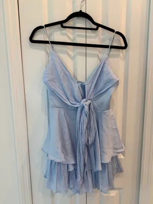 Hello Molly Classy is the New Original Romper - Steel Blue thumbnail 3