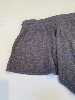 Aeropostale Women’s Medium Dark Taupe Soft Knit Drawstring Lounge Short Shorts thumbnail 7