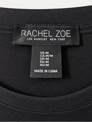 Rachel Zoe Black Ruched Sleeveless Maxi Dress Size M NWOT thumbnail 3