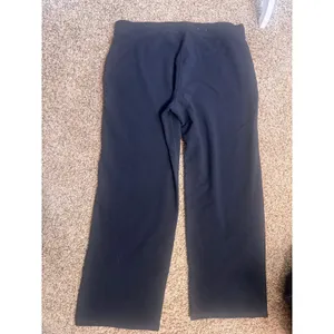 T by Talbots Womens XL Black Wide Leg Lounge Pants Pockets Pull on Athleisure thumbnail 4