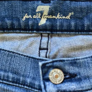 7 for all mankind Distressed Denim Shorts thumbnail 4