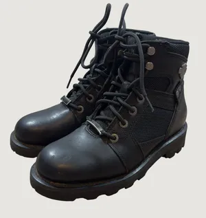1520 | Harley-Davidson Leather Mesh Lace‎ Up Motorcycle Riding Boots Womens 6 thumbnail 1