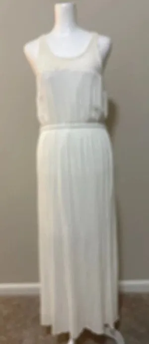 Marianne Maxi Dress Large White thumbnail 1