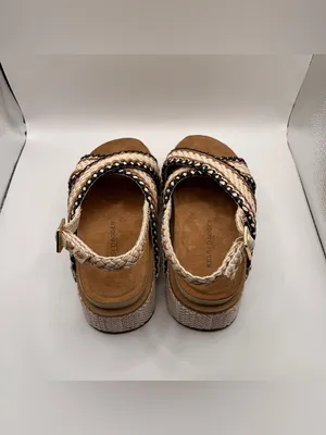 NWOB Kelsi Dagger Anthropologie Pace Raffia Platform Sandals Woven 5 Boho Woven thumbnail 7