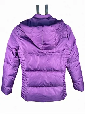 Lacoste Purple Puffer Jacket Ladies Size 36 (US Small) Like New thumbnail 3