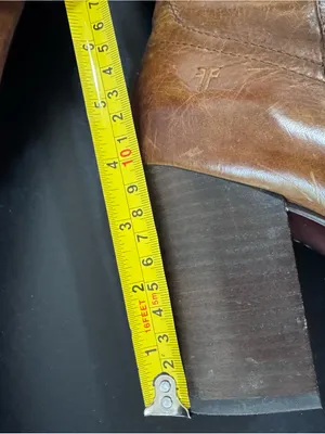 Frye Parker Tall Cognac Brown Leather Mid-Heel Knee Boots thumbnail 11