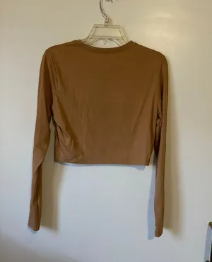 Long Sleeve Crop Top thumbnail 3
