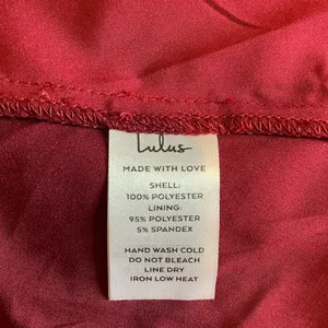 Lulu’s Sweetheart Burgundy Bustier Tulle Tier Polka Dot Cocktail Party Dress NWT thumbnail 7