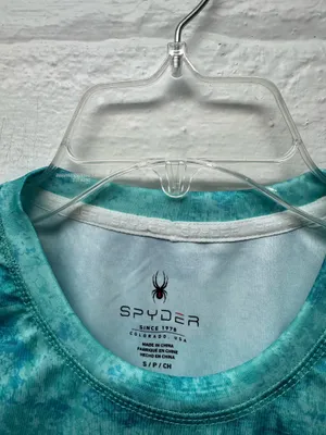 Spyder Teal Swim Long Sleeve Rash Guard thumbnail 3