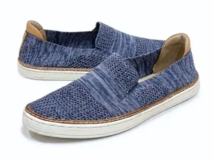 UGG Sammy Navy Heather Knit Slip On Sneakers Size 9 thumbnail 1