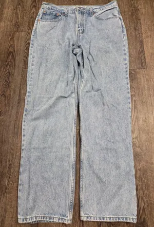 Levi's Pro Straight Light Wash Women's Jeans Size 31x30 thumbnail 1