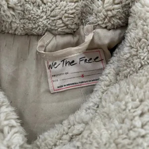 Free People Sherpa Jacket Womens Size Small So Cozy Slouchy Fleece Moto Jacket thumbnail 5