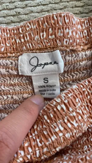 Cute Cheetah Print Smocked Top Multi thumbnail 3