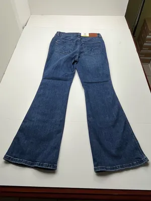Judy Blue Boot Cut Dark Blue Denim Jean Womens Size 9 / 29 Short Inseam NEW thumbnail 14