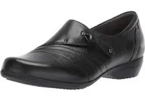 Dansko Franny‎ black leather slip on shoes loafers women's size 40 professional thumbnail 1