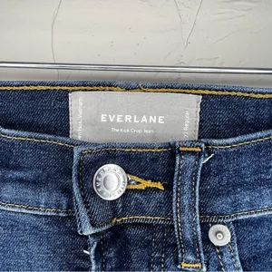 Everlane‎ The Kick Crop Bootcut Denim Jeans thumbnail 4
