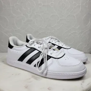 Adidas Breaknet Sleek Sneakers Womens 7 White Black 3 Stripes Athletic Shoes New thumbnail 2