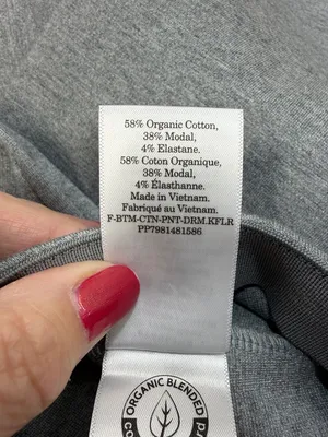 Everlane NWT Mid Heather Gray The Dream Kick Flare Ponte Pants Size Medium thumbnail 15