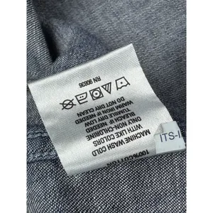 National Corvette Museum Denim Shirt Womens Small Blue Button Up Port Authority thumbnail 4
