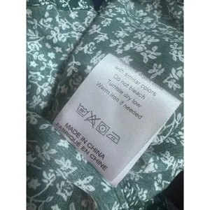 Dark Green Floral Milkmaid Mini Dress Smocked Waist Cottagecore Ruffle Small thumbnail 7