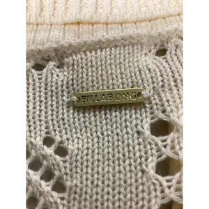 Billabong S/S Cool Down Sweater White‎ Crochet Button Up Cardigan XS 24B073505 thumbnail 7