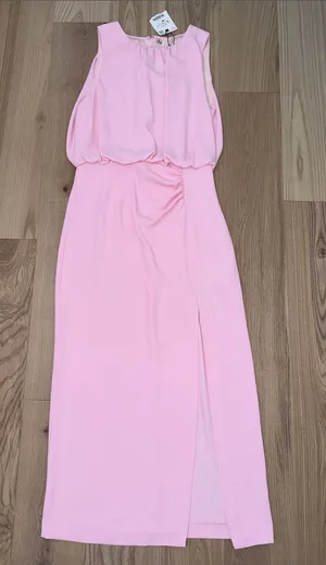 Zara Pink Maxi Dress thumbnail 1